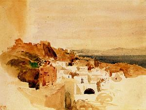 EUGENE DELACROIX-1822 VUE DE TANGER